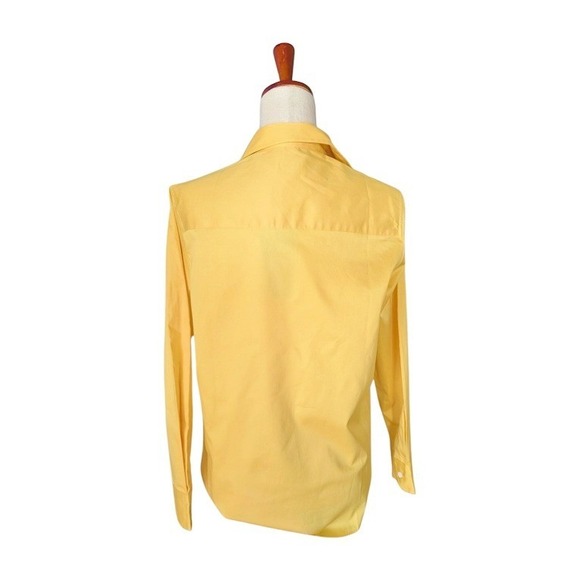 NWT Zadig & Voltaire Taskiz Pop Sun Yellow Cotton Button Down Shirt Size Small - Picture 4 of 10
